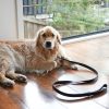 D&S Black Vegan Leather Dog Lead - Image 5