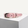 D&S Blush Vegan Leather Dog Collar