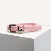 D&S Blush Pearl Vegan Leather Cat Collar - Image 2