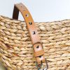 D&S Tan Square Stud Vegan Leather Dog Collar - Image 4