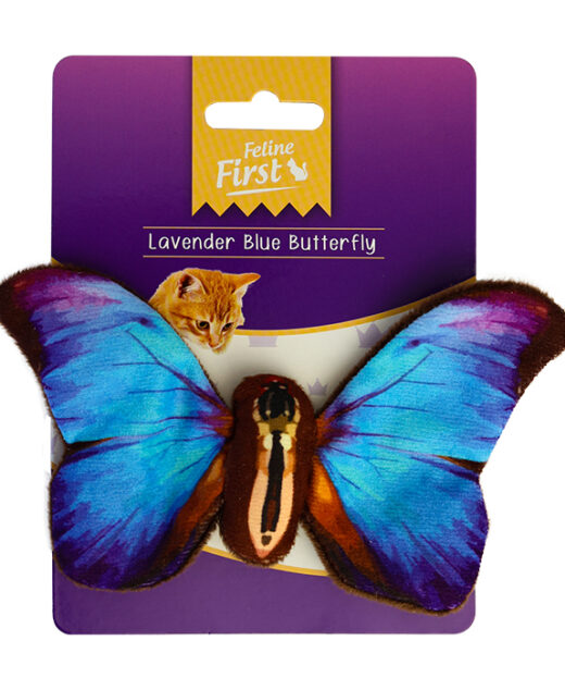 Feline First Lavender Blue Butterfly
