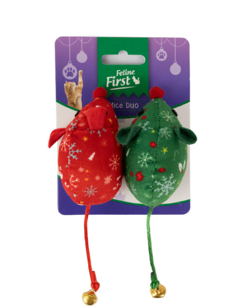 Feline First Christmas Mice Duo (6)