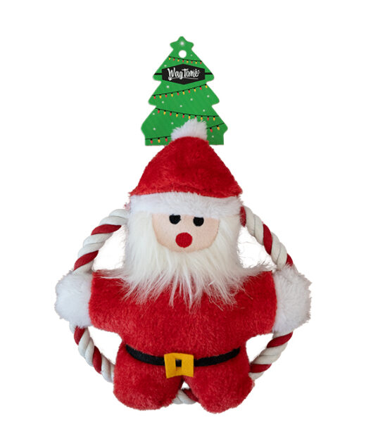 WagTime Christmas Santa Rope Ring (6)