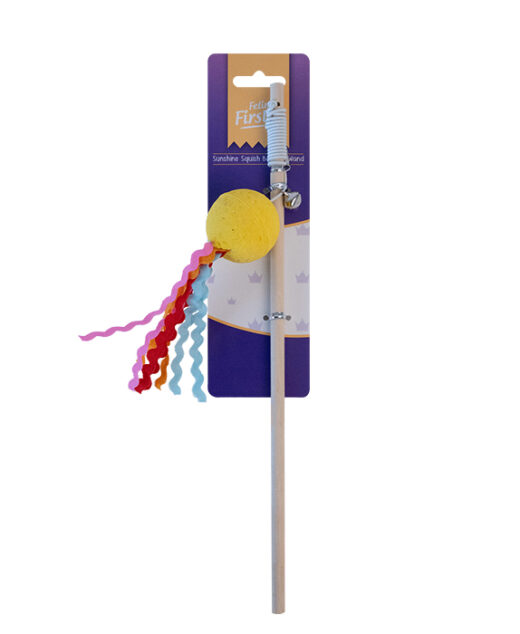 Feline First Sunshine Squish Ball Cat Wand (6)