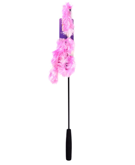 Feline First Pink Fluffy Tail Cat Wand (6)