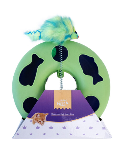 Feline First Mouse & Ball Chase Ring (6)
