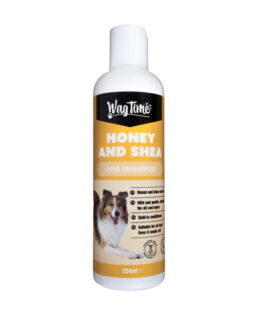 WagTime Honey & Shea Dog Shampoo 250ml (6)