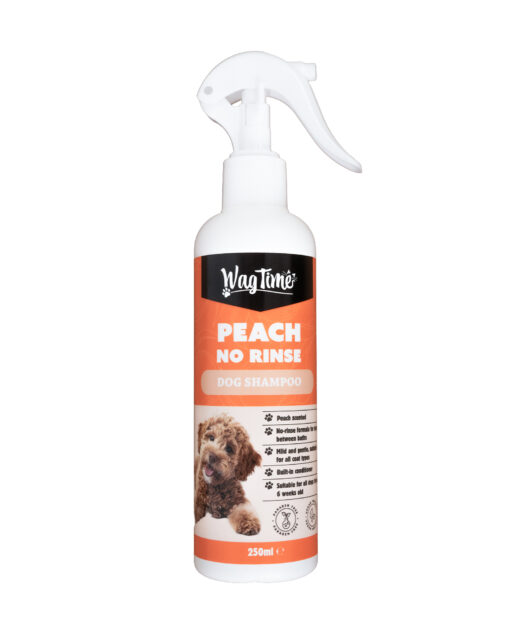 WagTime Peach No Rinse Dog Shampoo Spray 250ml (6)