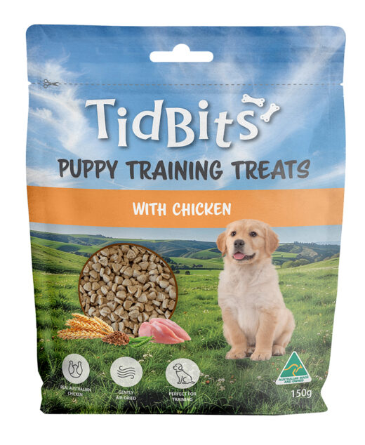 TidBits Puppy Training Treats 150g - Chicken (6)